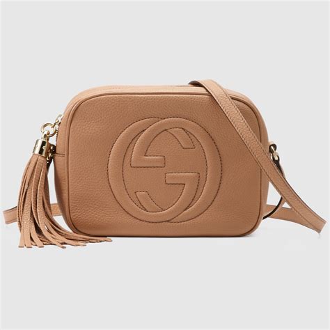 beige gucci disco bag